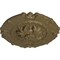 Ekena Millwork Southampton Ceiling Medallion, Hand-Painted Mississippi Mud, 16 1/2"OD x 2 3/8"P CM16SOMMF - alternate 2